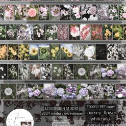 Lin Chia Ning Tape - Journey: Flower (washi or PET) - Image 2