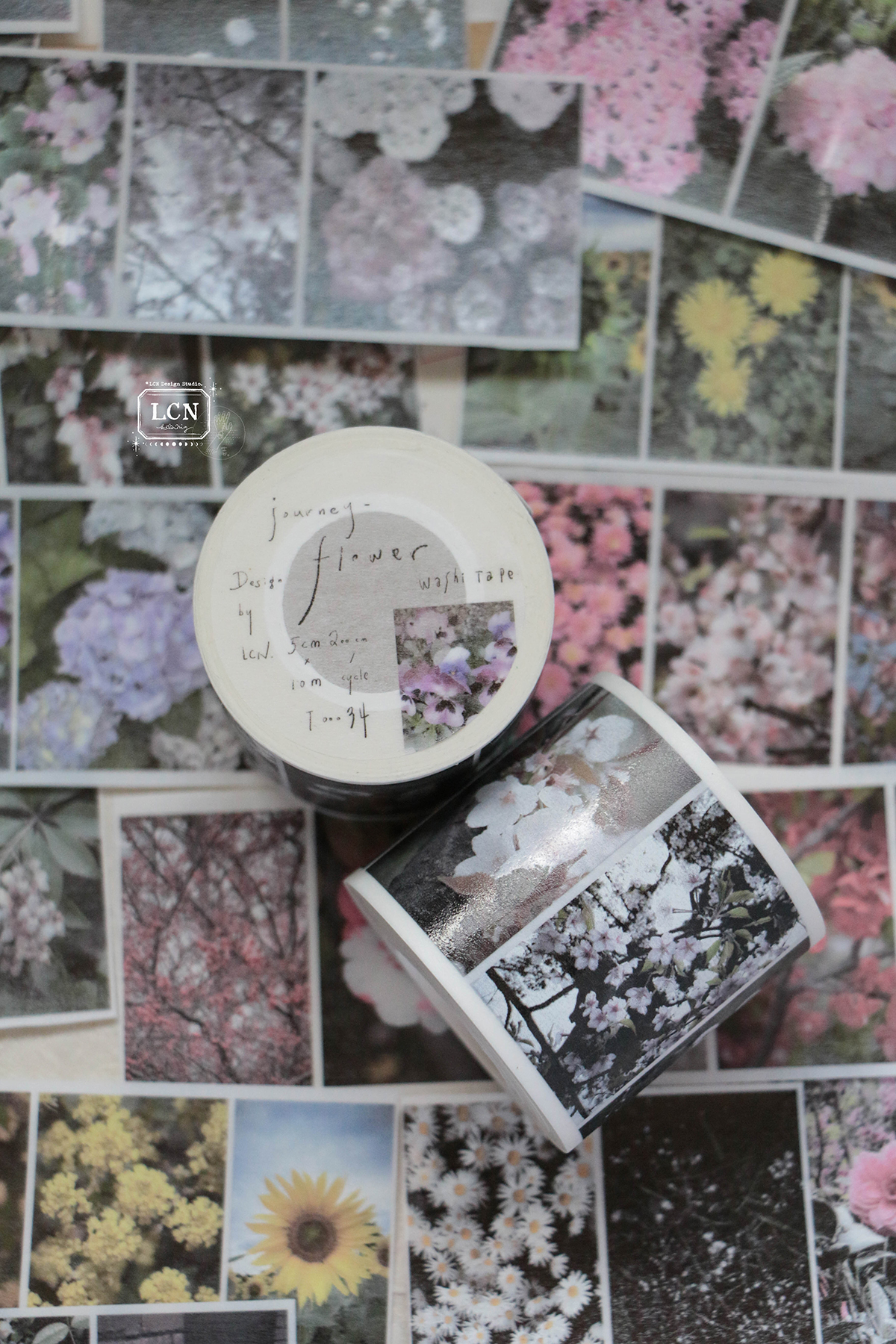 Lin Chia Ning Tape - Journey: Flower (washi or PET)
