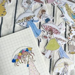 Ms Bulat Stickers - Joyful Umbrellas