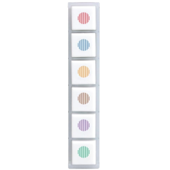 Kodomo no Kao Pochitto Stamp 6 - Colourful Circle
