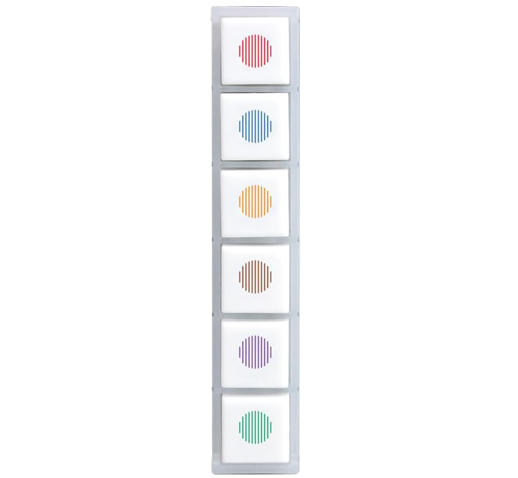 Kodomo no Kao Pochitto Stamp 6 - Colourful Circle