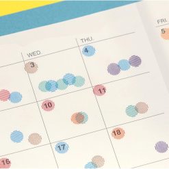 Kodomo no Kao Pochitto Stamp 6 - Colourful Circle