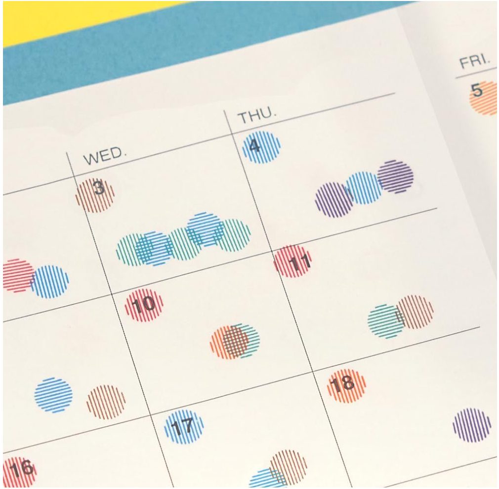 Kodomo no Kao Pochitto Stamp 6 - Colourful Circle