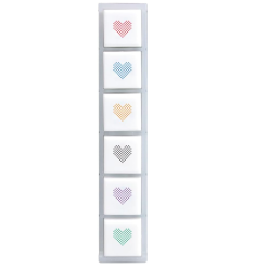 Kodomo no Kao Pochitto Stamp 6 - Colourful Heart