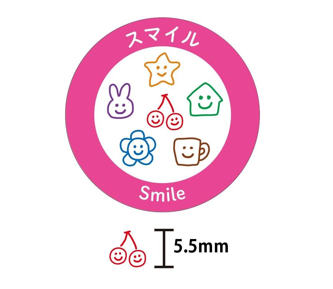 Kodomo no Kao Pochitto Stamp 6 - Smile