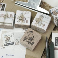 Black Milk Project Kuma Post Rubber Stamps - Bicycle