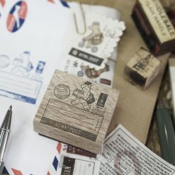 Black Milk Project Kuma Post Rubber Stamps - Label