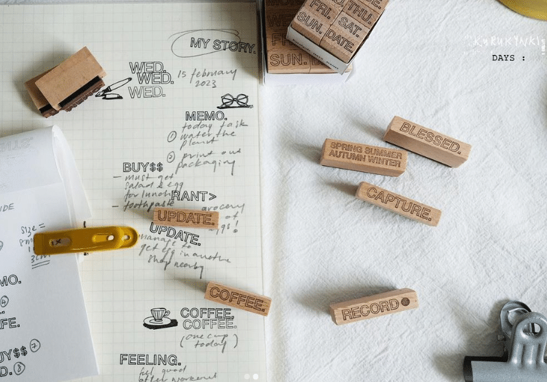 Kurukynki Days Rubber Stamps - Side A