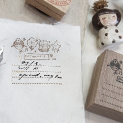Black Milk Project This Moment - Dates and Notes Rubber Stamps