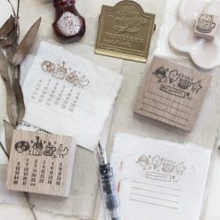 Black Milk Project This Moment - Dates and Notes Rubber Stamps