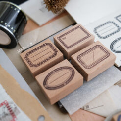 Kurukynki Rubber Stamp - Label (M)