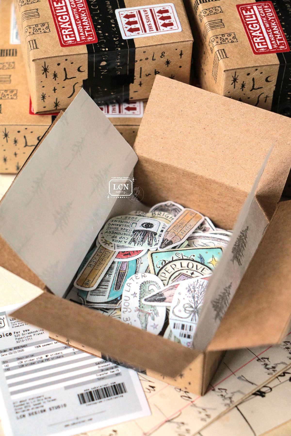 Lin Chia Ning Sticker Club: A Box Full Of Joy Stickers