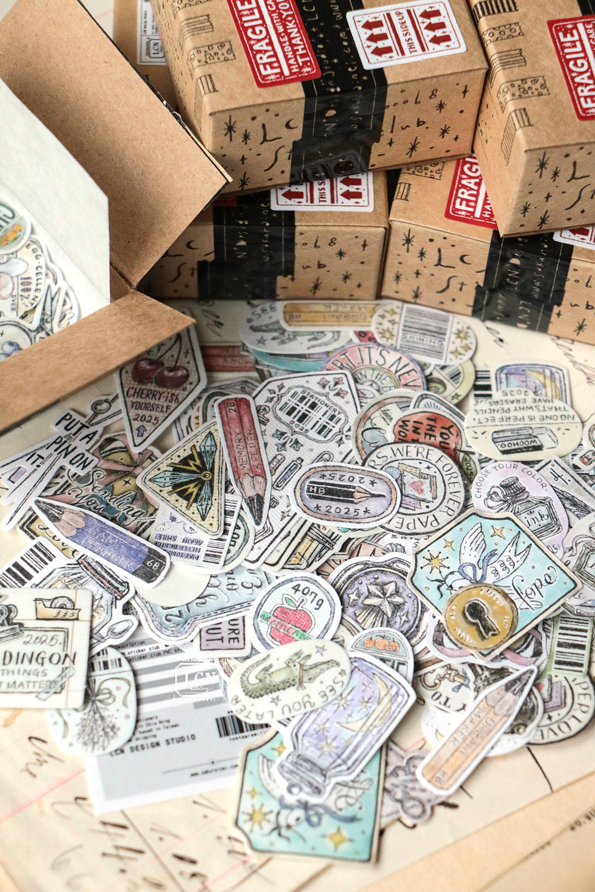 Lin Chia Ning Sticker Club: A Box Full Of Joy Stickers