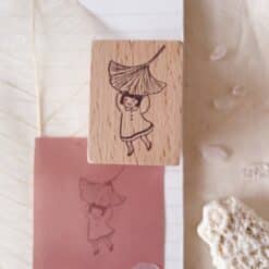 Ms Bulat Rubber stamp - Leaf it to Me!