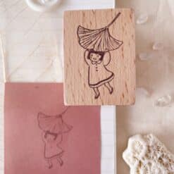 Ms Bulat Rubber stamp - Leaf it to Me!
