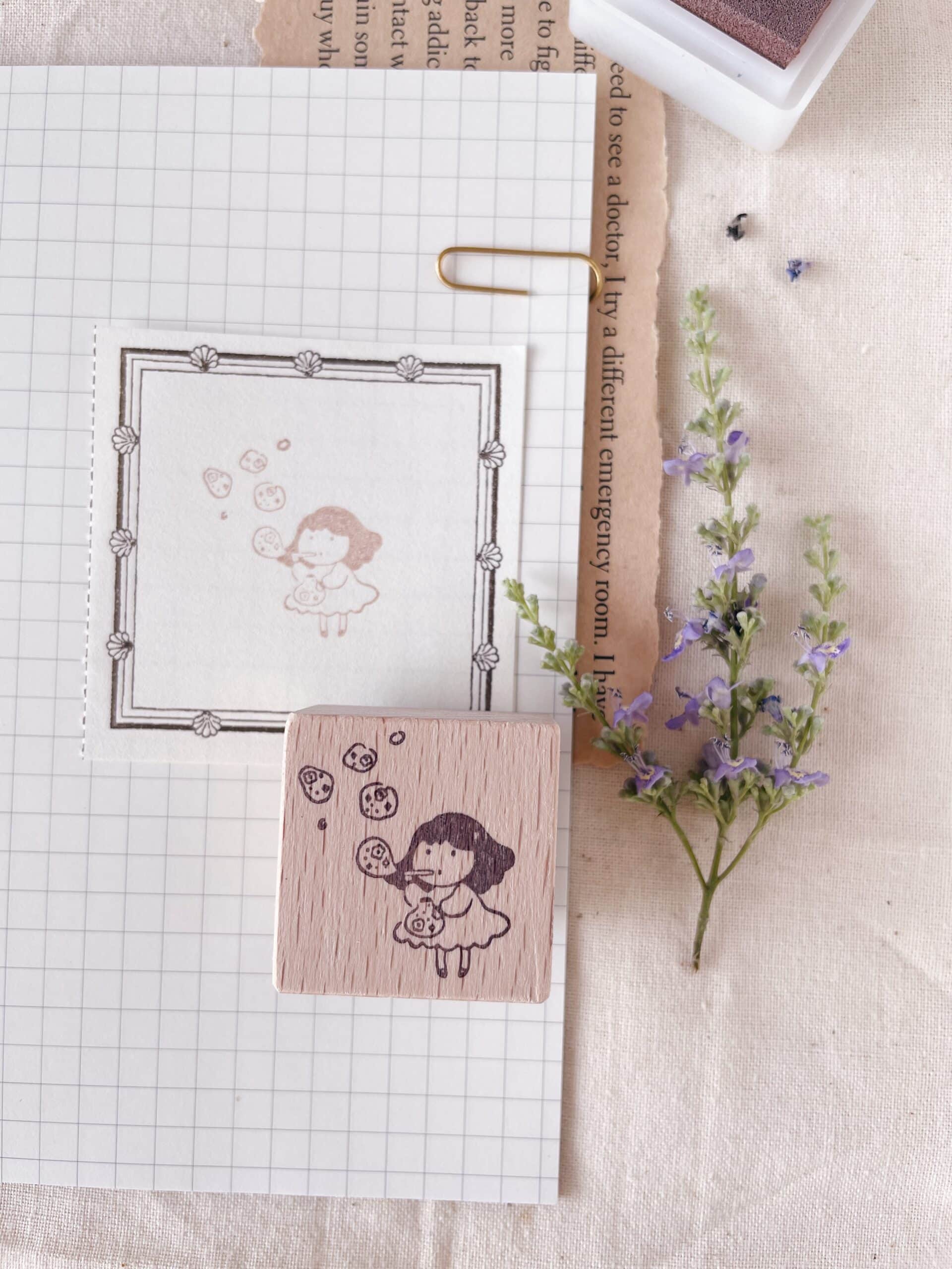 Ms Bulat Rubber stamp - Let it Out // 放开