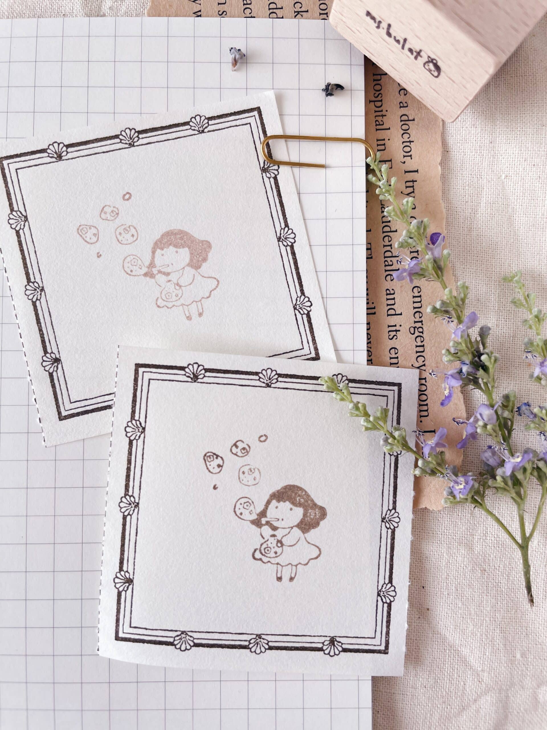 Ms Bulat Rubber stamp - Let it Out // 放开