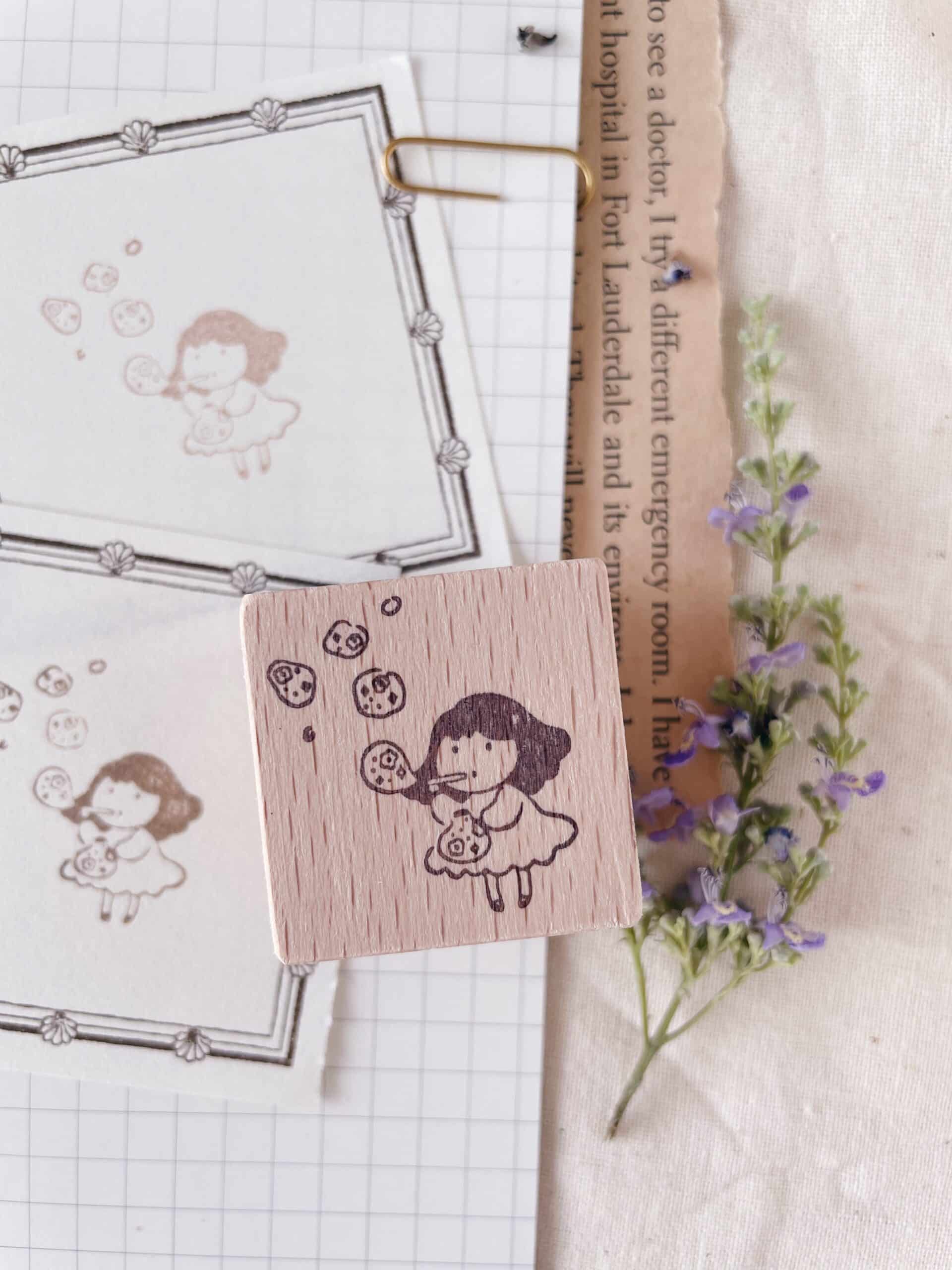 Ms Bulat Rubber stamp - Let it Out // 放开