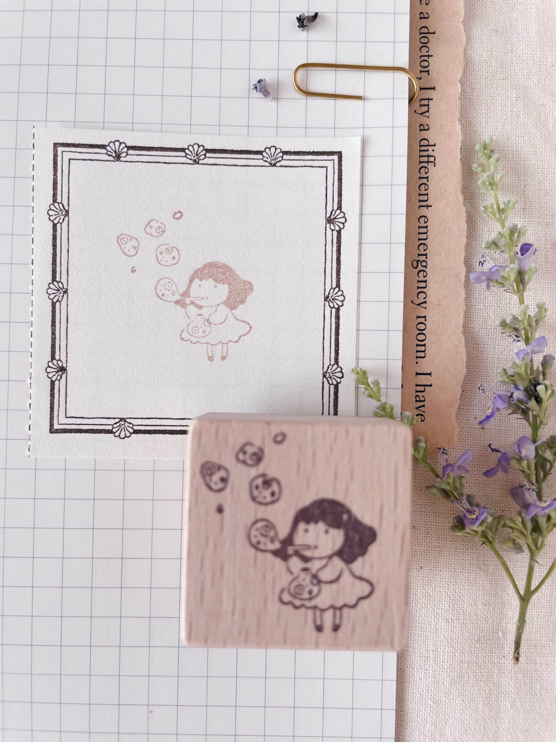 Ms Bulat Rubber stamp - Let it Out // 放开