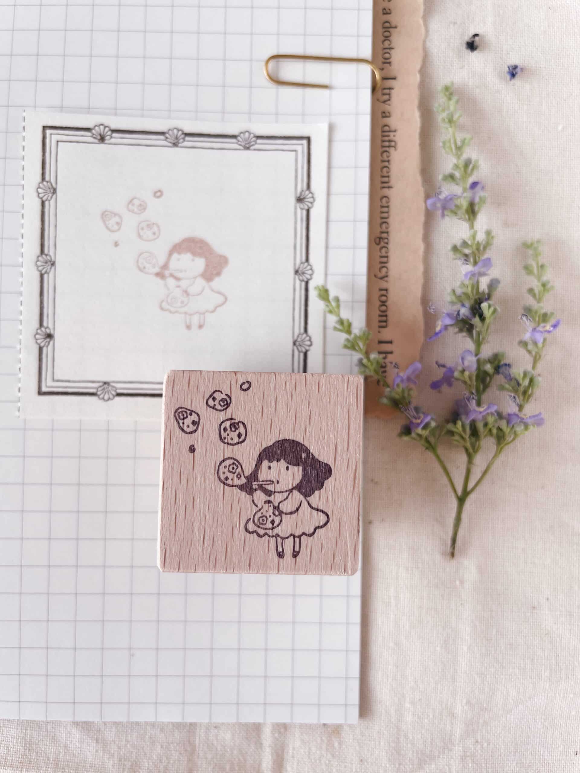 Ms Bulat Rubber stamp - Let it Out // 放开
