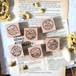 Eileen Tai "Let's Go" Rubber Stamps