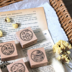 Eileen Tai "Let's Go" Rubber Stamps