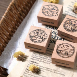 Eileen Tai "Let's Go" Rubber Stamps