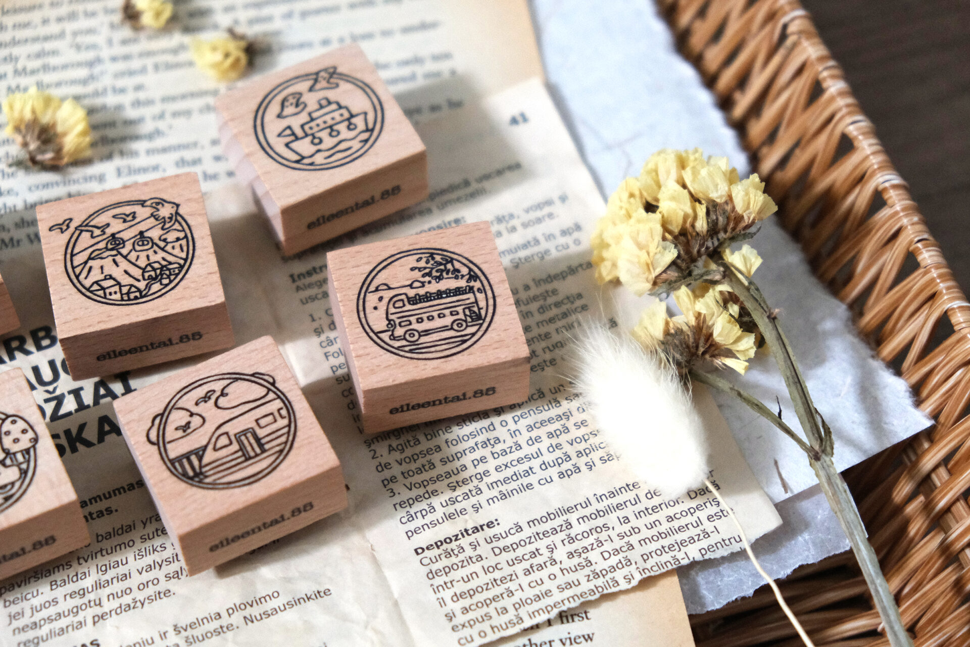 Eileen Tai "Let's Go" Rubber Stamps - Image 5
