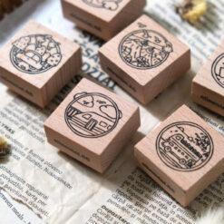 Eileen Tai "Let's Go" Rubber Stamps