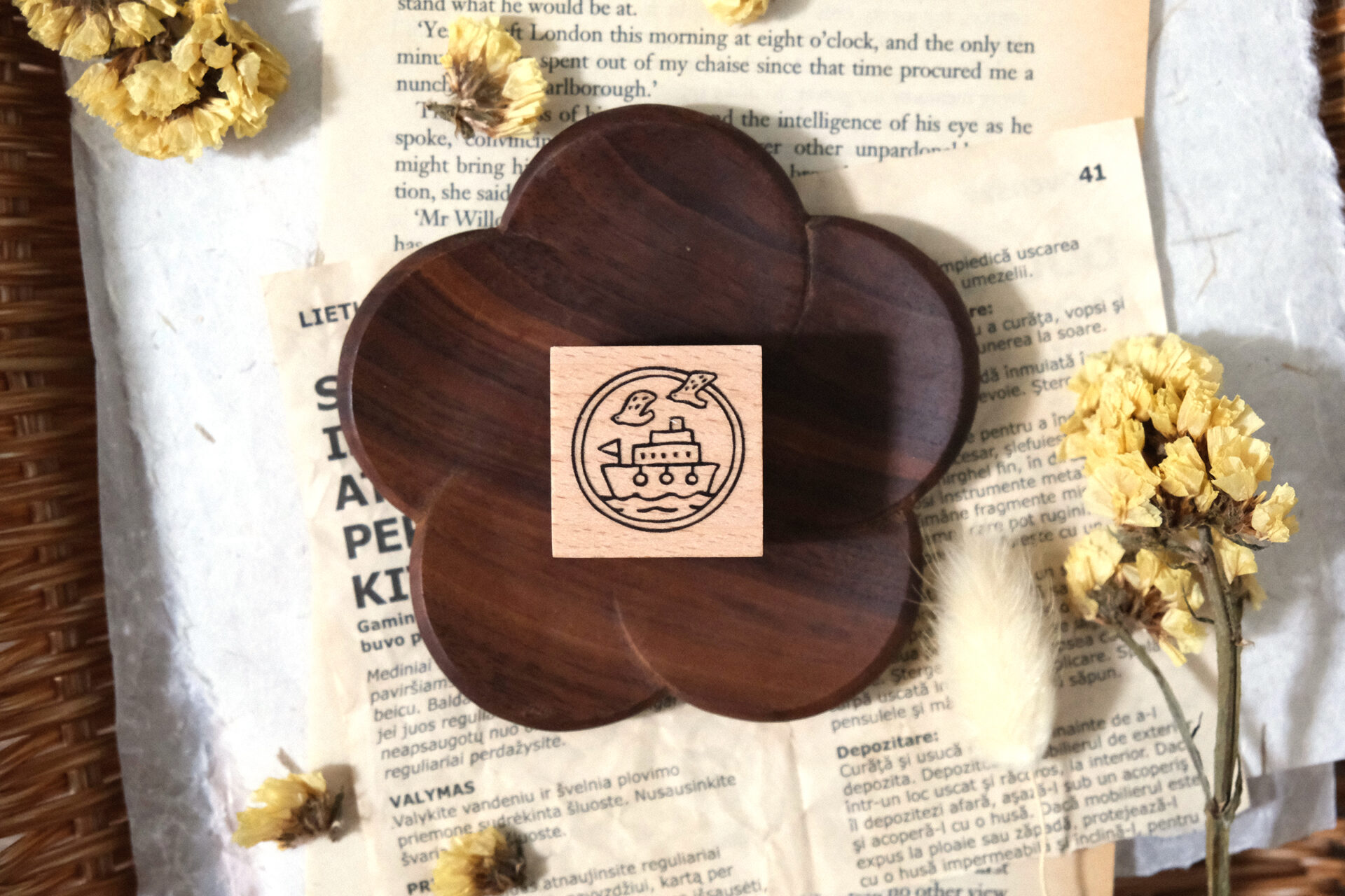 Eileen Tai "Let's Go" Rubber Stamps