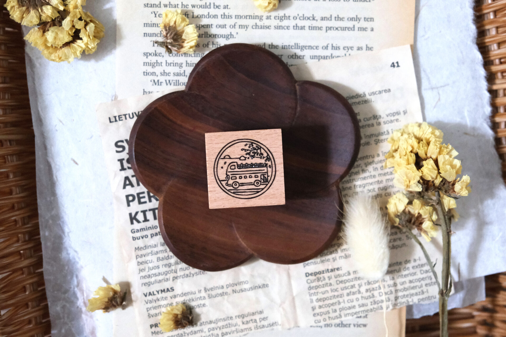 Eileen Tai "Let's Go" Rubber Stamps