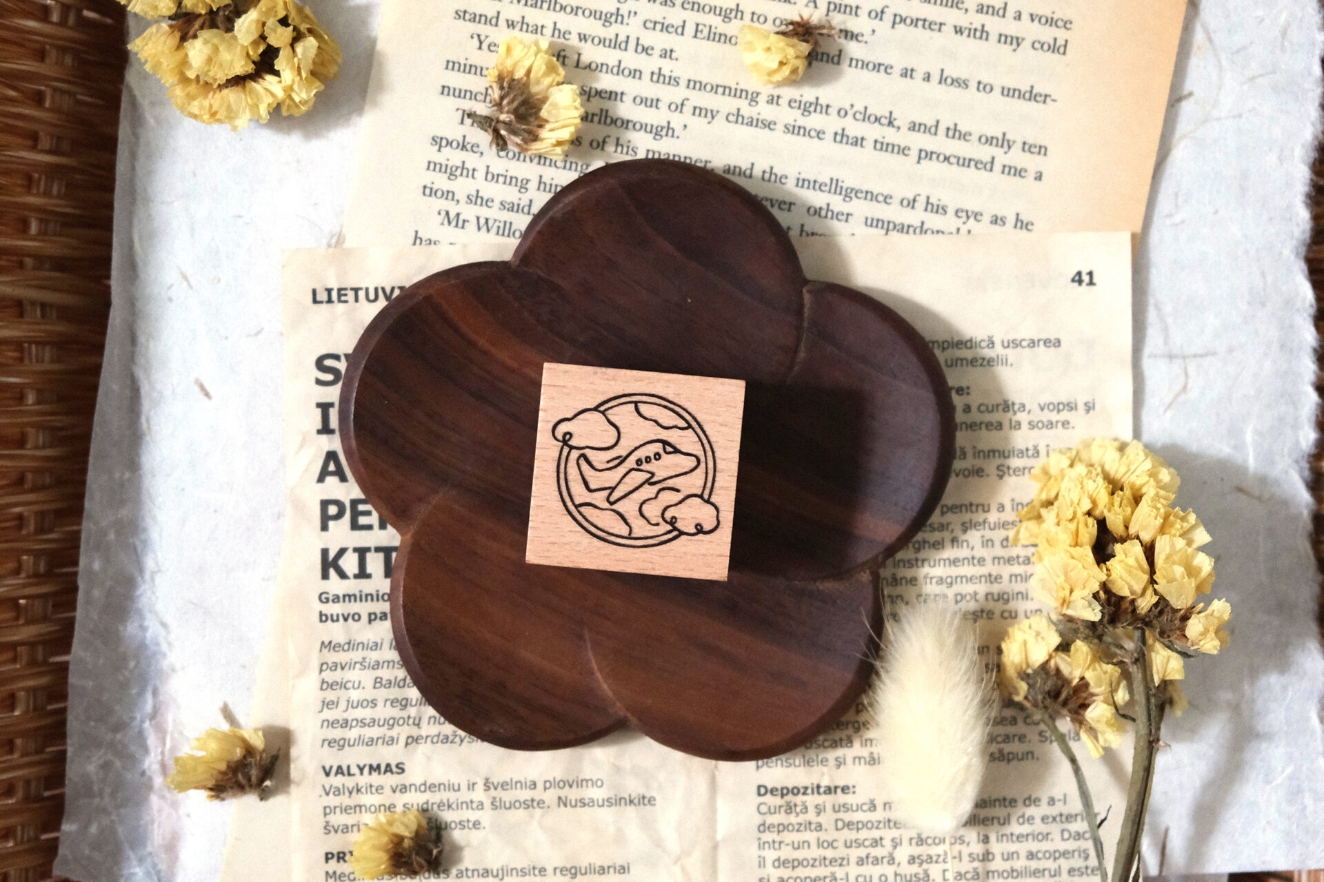 Eileen Tai "Let's Go" Rubber Stamps