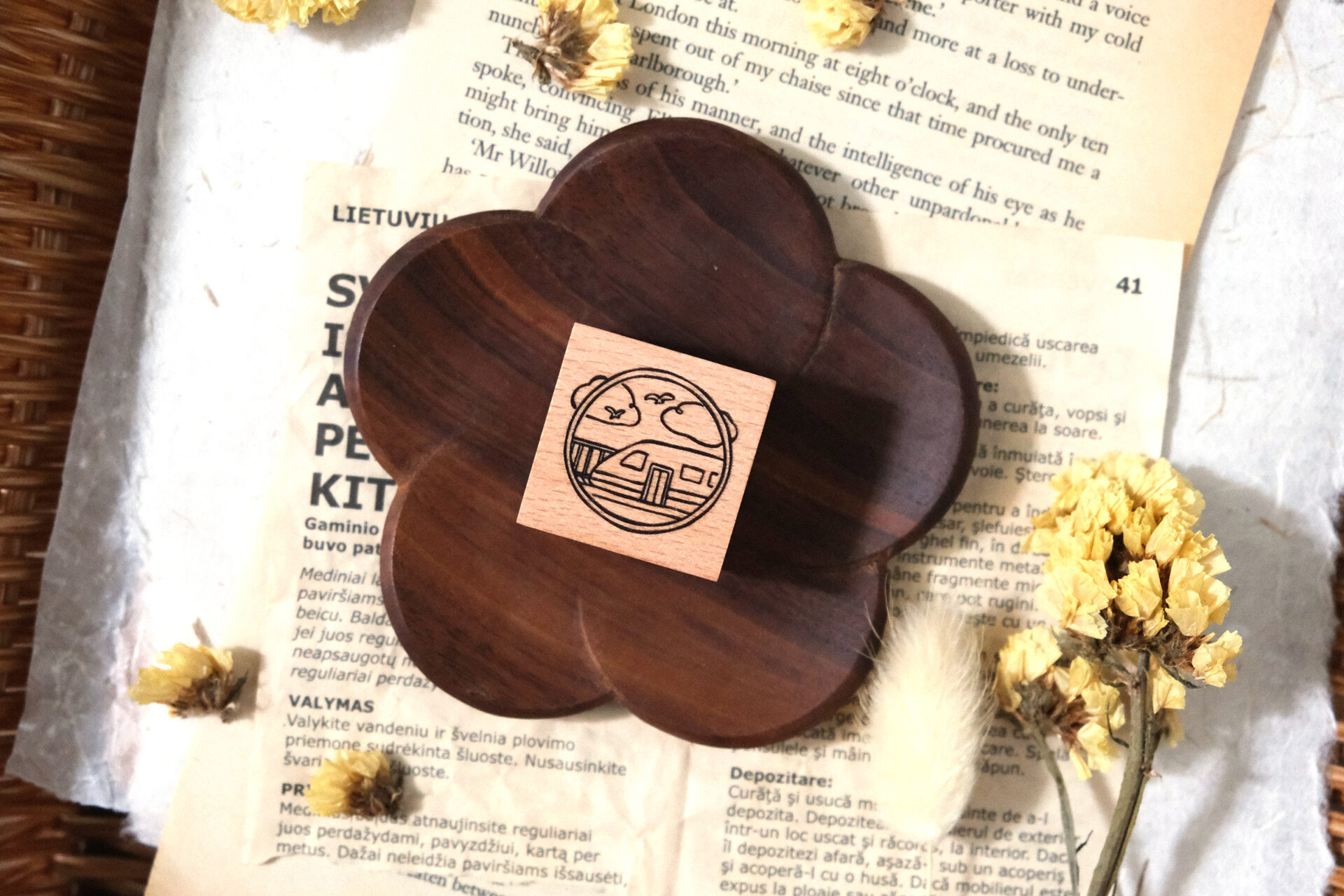 Eileen Tai "Let's Go" Rubber Stamps