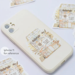 Lettoon Clear Vinyl Sticker - Coffee O'Clock