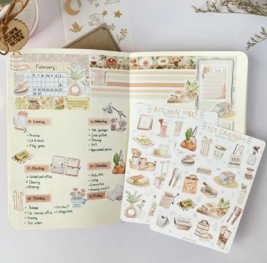 Lettoon Sticker Sheet - Eco Friendly