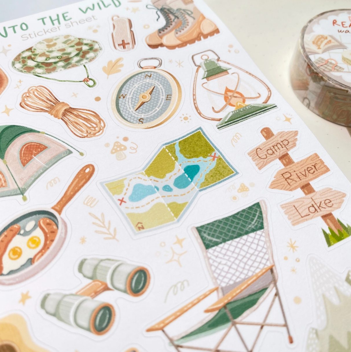 Lettoon Sticker Sheet - Into The Wild