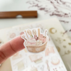 Lettoon Sticker Sheet - Lovely Knitting & Crochet
