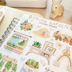 Lettoon Sticker Sheet - Spring Garden