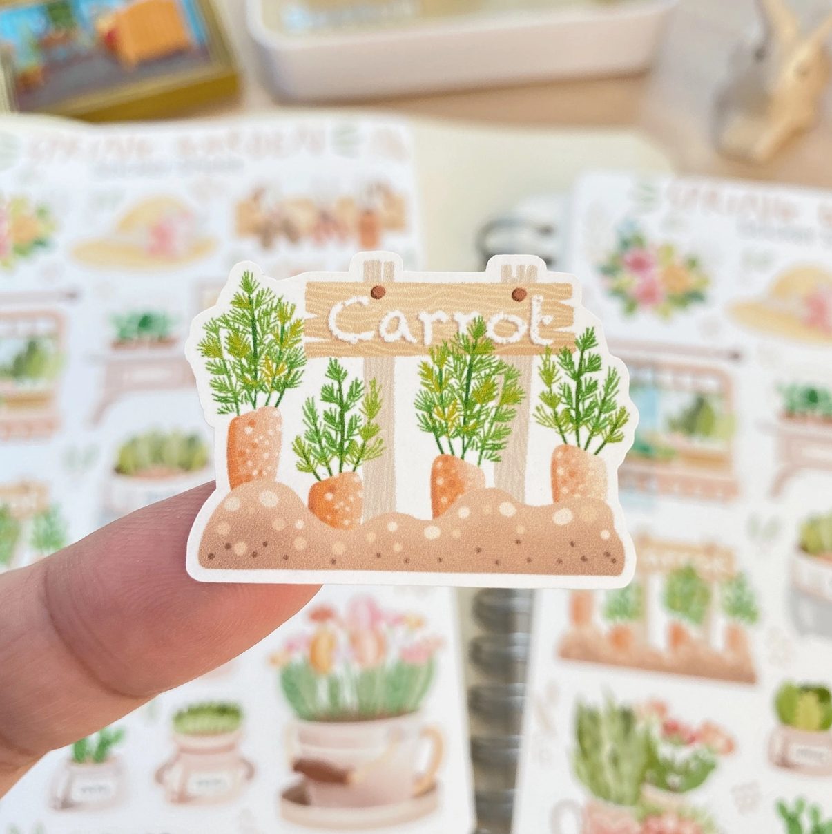 Lettoon Sticker Sheet - Spring Garden