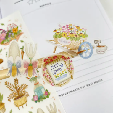 Lettoon Sticker Sheet - Spring Vibes