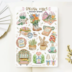 Lettoon Sticker Sheet - Spring Vibes