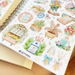 Lettoon Sticker Sheet - Spring Vibes
