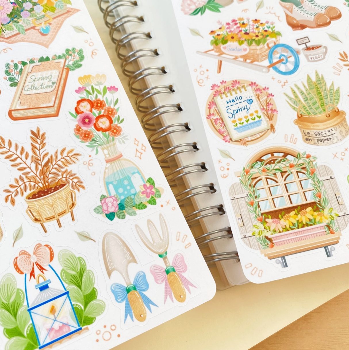 Lettoon Sticker Sheet - Spring Vibes