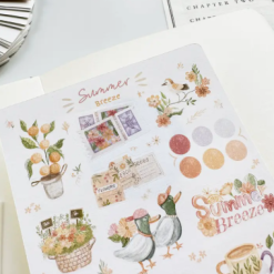 Lettoon Sticker Sheet - Summer Breeze