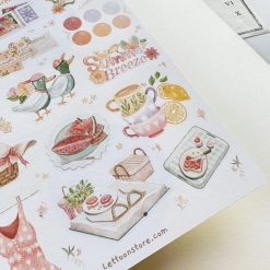 Lettoon Sticker Sheet - Summer Breeze