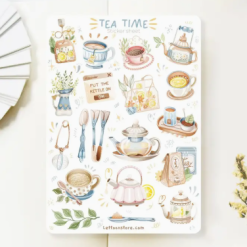 Lettoon Sticker Sheet - Tea Time
