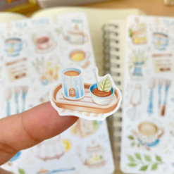 Lettoon Sticker Sheet - Tea Time