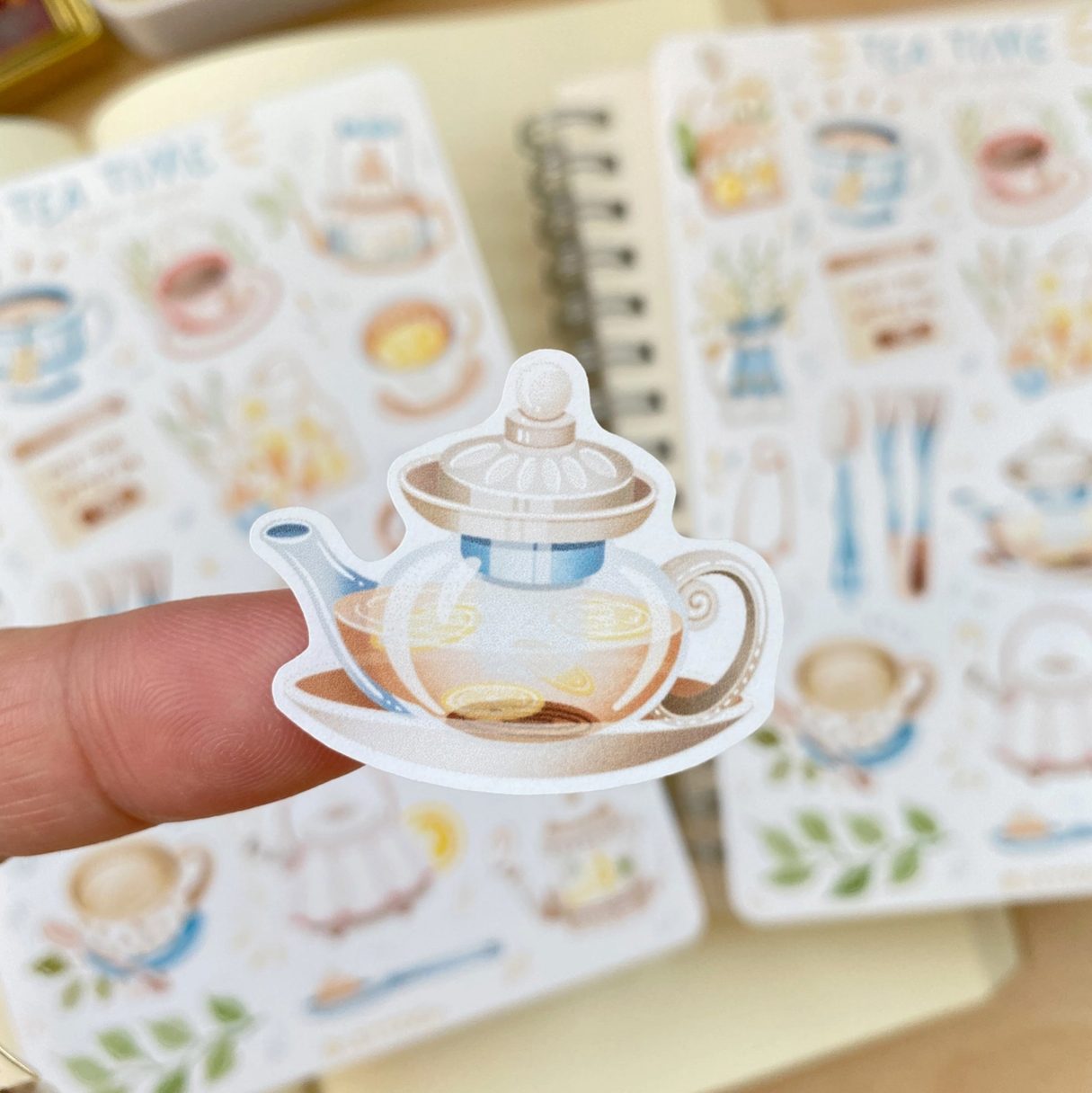 Lettoon Sticker Sheet - Tea Time