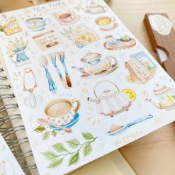 Lettoon Sticker Sheet - Tea Time