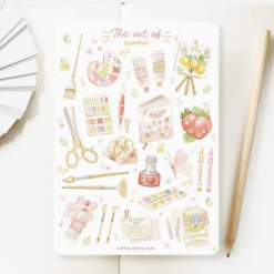 Lettoon Sticker Sheet - The Art of Summer